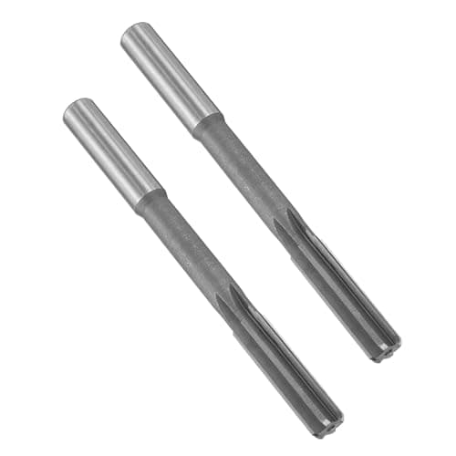 Image of sourcing map Chucking Reamer 1/2" H7 High Speed Steel Lathe Machine Reamer 6 Straight Flutes Straight Shank Milling Cutter Tool for Metal Wood Hole Reaming 2 Pcs