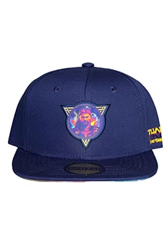 Image of Marvel Thor: Love and Thunder Logo Snapback Baseball Cap Multi-Colour SB214507TH Blue