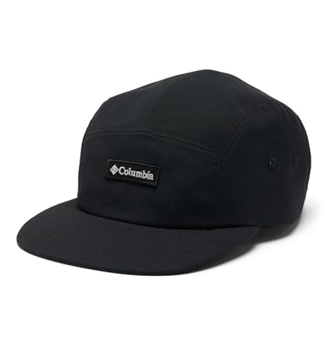 Image of Columbia Unisex Creek Side 5 Panel Hat, 5 Panel Cap, Black, One Size