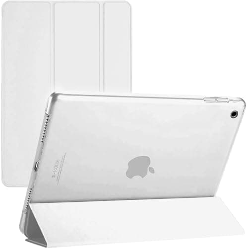 Image of For iPad 10.2" (9th/8th/7th Generation 2021/2020/2019) Smart Case Ultra Slim Magnetic Cover with Auto Wake/Sleep for Apple iPad 10.2 (White)