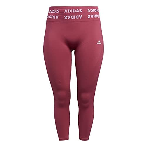 Image of adidas Womens Aeroknit 7/8 Tight Wild Pink X-Small