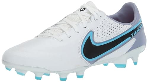 Image of NIKE DA1175-146 Tiempo Legend 9 Pro FG Sneaker Unisex White/Black-Baltic Blue-Pink Blast UK 11.5