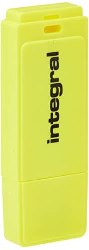 Image of Integral TS-180564 Neon 2.0 USB Flash Drive, 16GB, Yellow