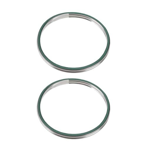 Image of eMagTech 2PCS Exhaust Manifold Gasket 47x51.5x5mm 7343821 18292-MCF-003 Compatible with Honda VTR SC45A