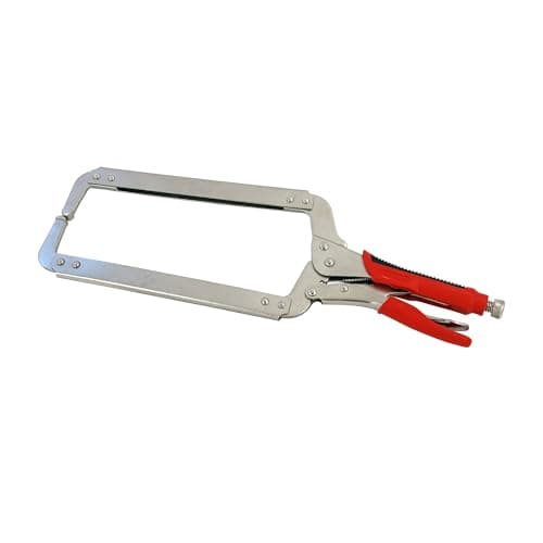 Image of Neilsen CT1464 18in 460mm Locking Clamp C Type Grip Wrench Locking C Clamp Pliers Ideal for Clamping Holding and Securing Parts in Woodworking Metalworking and Automotive Repair