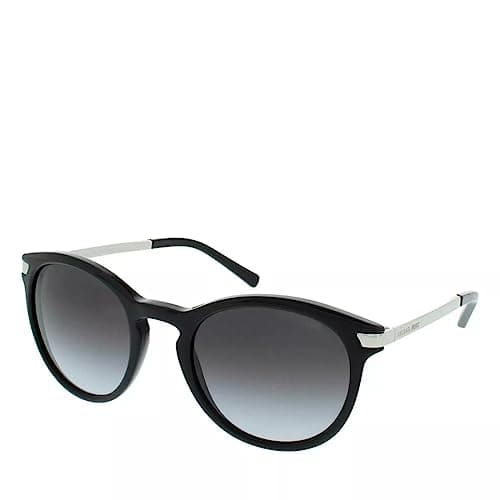 Image of Michael Kors Women's 2023 ADRIANNA III 316311 53 Rectangular Sunglasses 53, Black/Lightgreygradient