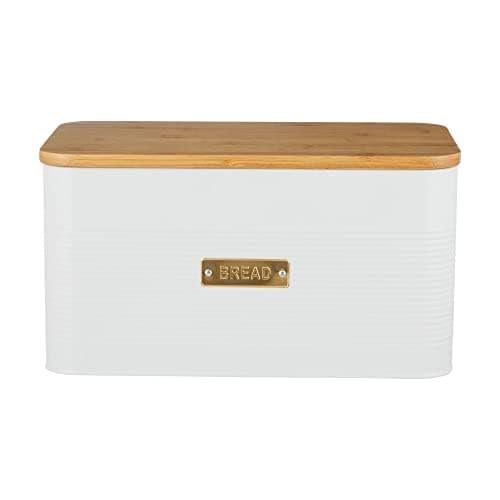 Image of Typhoon Otto Square White Bread Bin Storage Canister