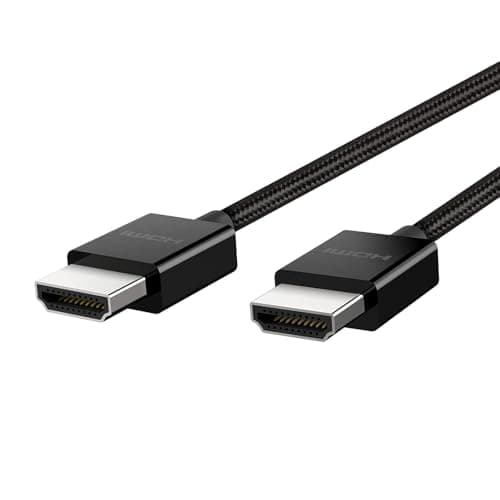 Image of Belkin Ultra HD High Speed HDMI Cable (2018) – 6.6 ft/2 m 4K HDMI Cable, Supports 4K/120 Hz and 8K/60 Hz, Dolby Vision/HDR 10 Compatible, 48 Gbps