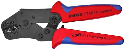 Image of KNIPEX Crimp Pliers for Non Insulated Open Plug Type Connectors
