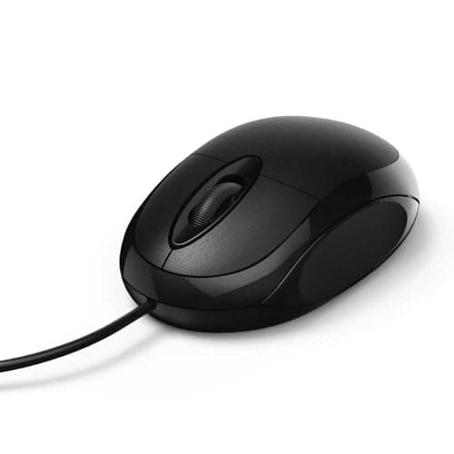 Image of Hama MC-100 Optical 3-Button Mouse, Cabled, black