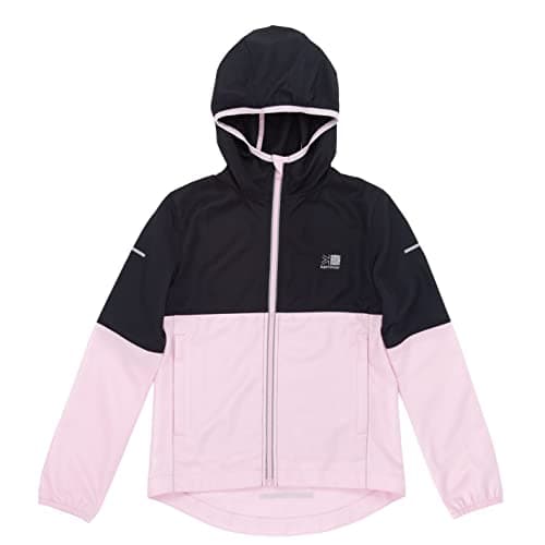 Image of Karrimor Kids Run Jacket Juniors Black/Pink 11-12 Years