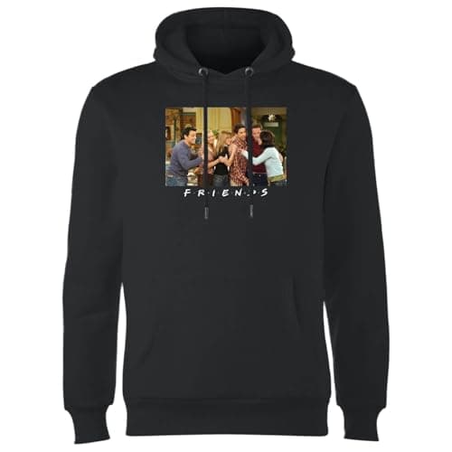 Image of Zavvi Official Friends Cast Shot Adults Hoodie - Black - M