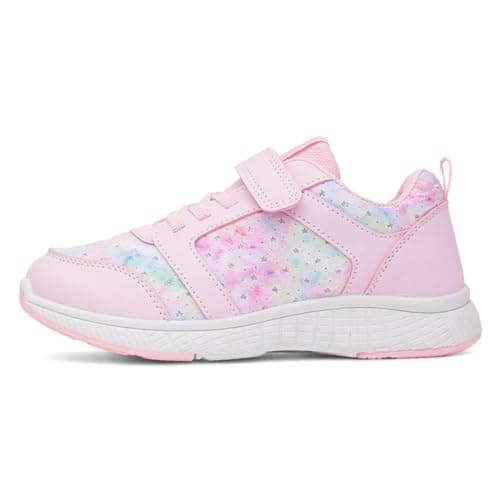 Image of XL Kids Pink Easy Fasten Trainers - Size 11 Child UK - Pink