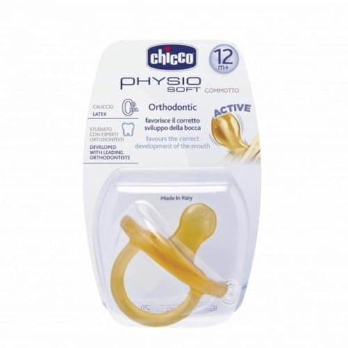 Image of Chicco Physio Soft 00073004310000 Teat 16-36 m Rubber Neutral Orange
