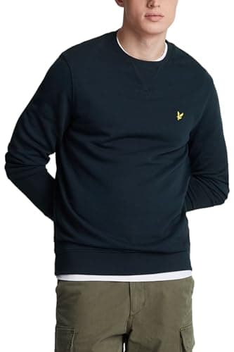 Image of Lyle & Scott Mid Layers Crew Neck Sweatshirt Z271 Dark Navy, XXL