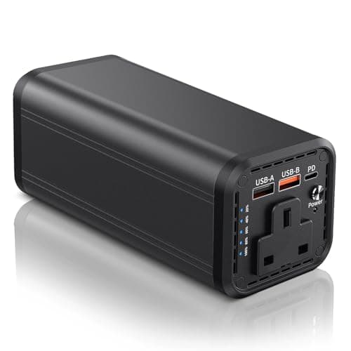 Image of Portable Laptop Power Bank, Universal 98Wh/27000mAh 100W AC Outlet with 65W PD USB C Portable Charger, External Battery Pack for MacBook, Notebooks, Laptops,N2