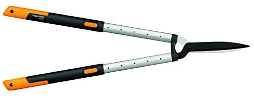 Image of Fiskars SmartFit Hedge Shear HS86, Telescopic, Non-stick coating, High-Steel blades, Length: 68 - 93 cm, Black/Orange, 1013565