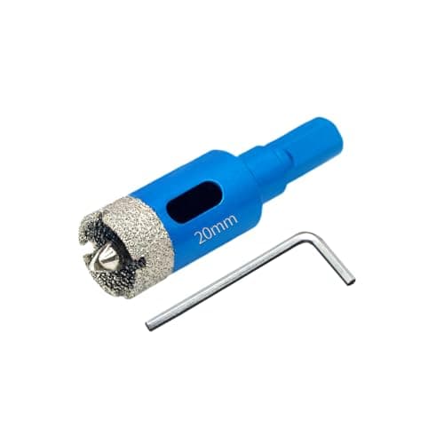 Image of Teronbeta Diamond Hole Saw with Pilot Center Drill Bit, Vacuum Brazed Diamond Core Hole Cutter for Tile, Porcelain, Glass, Ceramic, Marble (20mm)