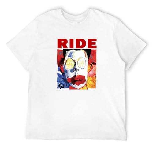 Image of NAZIBA Ride Going Blank Again Logo T-Shirt Mens White 3XL