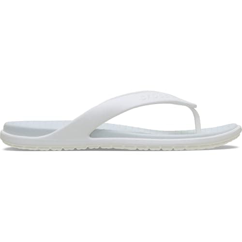 Image of Crocs Unisex Adult, Coast Flip, White/Moonlight, 9 UK Men