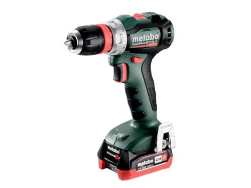 Image of Metabo BS 12 BLQ Brushless Drill Driver Integrated LED Work Light 2 x 12V 4.0Ah Li-ion Batteries and Charger Theres is Also a Handy Belt Hook and bit Holder can be Fixed Either Side