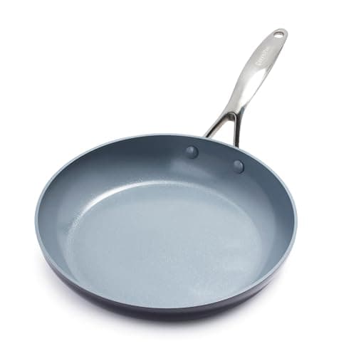 Image of GreenPan Valencia Pro Hard Anodised Healthy Ceramic Non-Stick 30 cm Frying Pan Skillet, PFAS-Free, Induction, Oven Safe, Grey