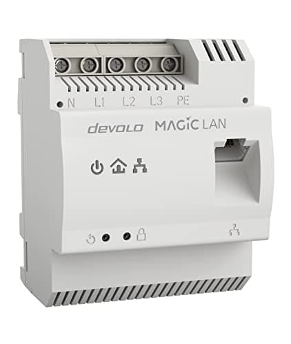Image of devolo 8528 Magic 2-2400 LAN DINrail, Powerline DIN rail Adapter (optimum Internet coverage via power line, up to 2400Mbps, fast Internet from distribution box, G.hn technology) Installer required