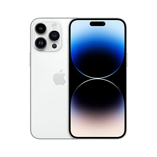 Image of Apple iPhone 14 Pro Max, 128GB, Silver - (Renewed)