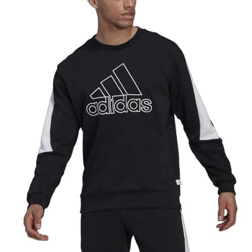Image of adidas Future Icon Embroidered Badge of Sport Sweatshirt, Black, L