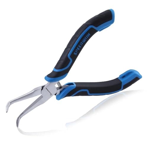 Image of SPEEDWOX Long-Nose Pliers with Serrated Jaw for Jewelry Making, Computer Maintenance, Electronics Repair, Wire Bending, Ideal for Tight Spaces