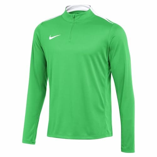 Image of Nike FD7667-329 Dri-FIT Academy Pro 24 Drill Top K Sweatshirt Men's Green Spark/Green Spark/White/White Size L