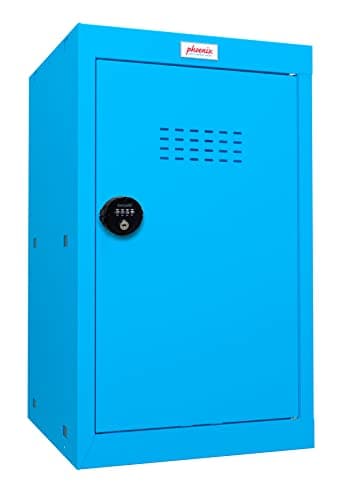 Image of Phoenix Safe Company - CL Series - Cube Lockers - Blue Size 3 Cube Locker With Combination Lock - 665 x 400 x 400mm - CL0644BBC