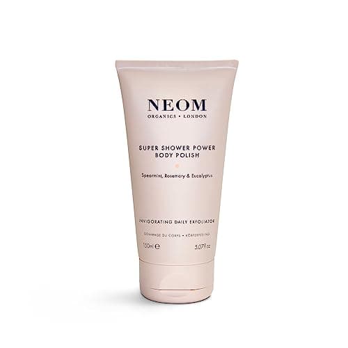 Image of NEOM- Super Shower Power Body Polish | Spearmint, Rosemary & Eucalyptus Essential Oils | Exfoliates, buffs & smooths skin | Vegan | Body Scrub