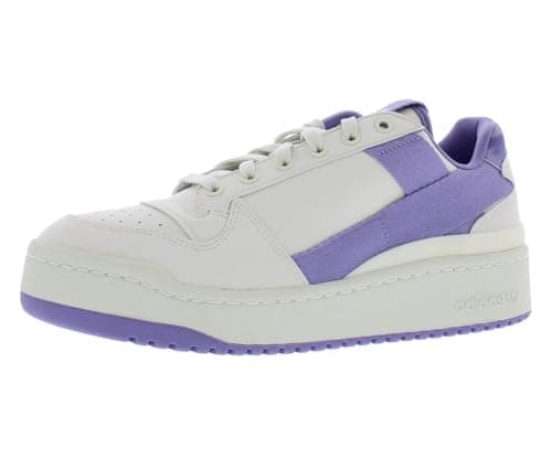 Image of adidas Forum Bold Womens Shoes, Chalk White/Chalk White/Almost Pink, 6