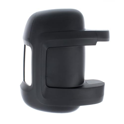 Image of XYZ Parts Short Arm Wing Door Mirror Cover Cap Casing Black Compatible with Peugeot Boxer MK2 Chassis Cab & Van 2006-2024 UK Drivers Side Right Hand Replacement