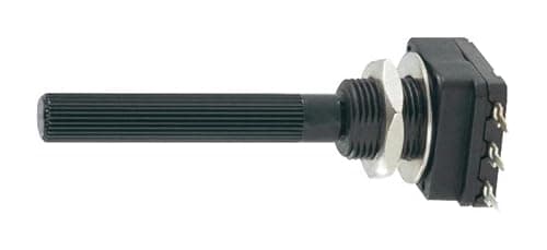 Image of POTENTIOMETER, ROTARY, 1 GANG, 100 OHM, Rotary Potentiometers Resistors (PC16SH-10IP06-101A2020-TA) Pack of 1