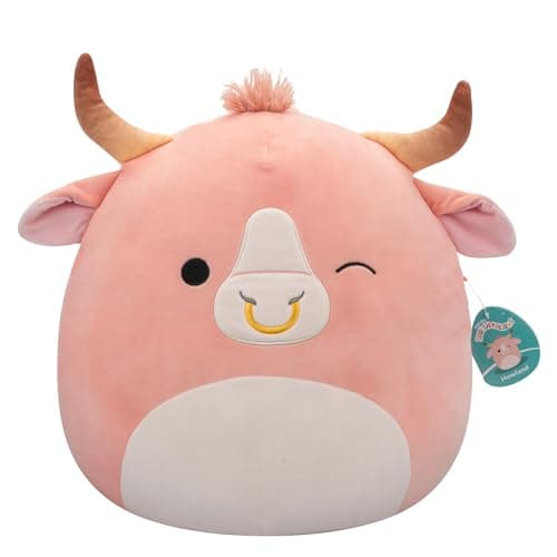 Image of Squishmallows SQCR05472 16-Inch-Howland The Peach Brahma Bull
