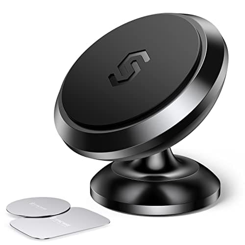 Image of Syncwire Car Phone Holder- 360° Rotatable Sticky Magnetic Car Mounts Dashboard Phone Stand Cradle for iPhone 14 13 12 11 Pro Max X XS XR 8 7 6 Samsung Huawei Sony