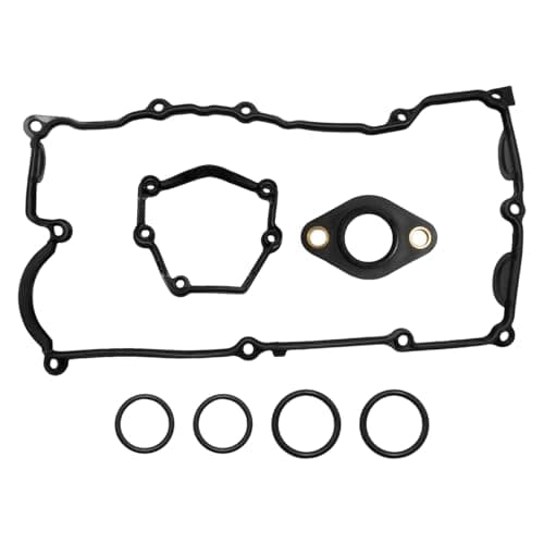 Image of Ollanoos 11120032224 Engine Valve Cover Gasket Set, Replacement for BMW X3 N46 N42 E46 E87 E90 120i 318i 320i, Replaces 11120028033 11377502022 11127509523 11377514007