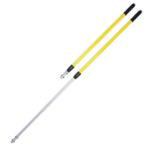 Image of Rubbermaid Commercial Products FGQ75500YL00, HYGEN Quick Connect Straight Extension Mop Handle - Yellow