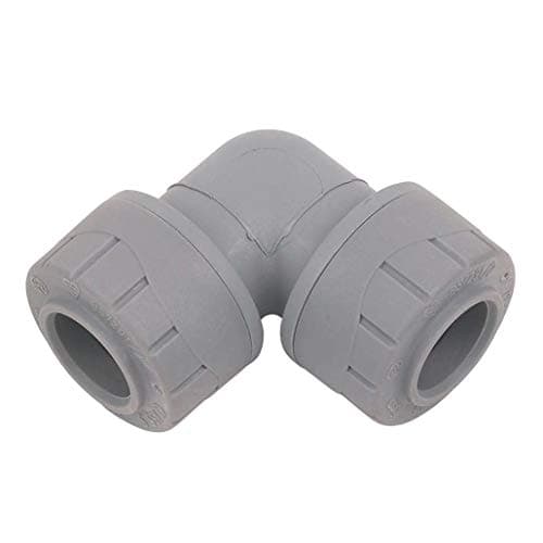 Image of Polyplumb PB122 Elbow, Grey, 22 mm, Set of 10 Piece