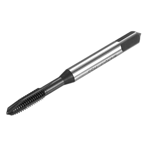 Image of M METERXITY 1-Pack M4x0.7mm Metric Thread Tap, HSS TiCN-Coated Straight Flute Right Hand Thread Screw Tapping Tool for Drilling/Milling Machines/CNC Machine Tools