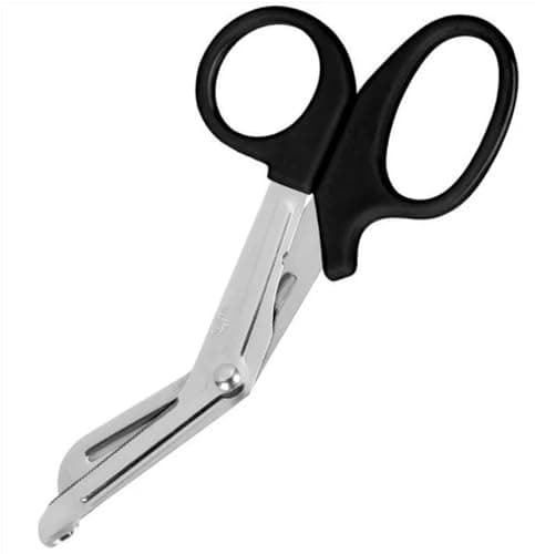 Image of Tuff Cut Scissors Tough Shears First Aid Nurse Paramedic Emergency EMT for Nurses, Doctors, Firefighters, Paramedics (Black, Small 5.5'')
