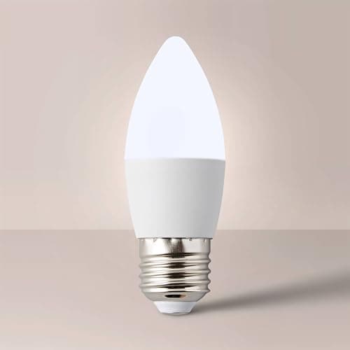 Image of MiniSun | Thermal Plastic 4W High Power LED ES E27 Frosted Opal Candle Bulb | LED Bulbs, Home Décor & Improvement Essential | 3000K Warm White