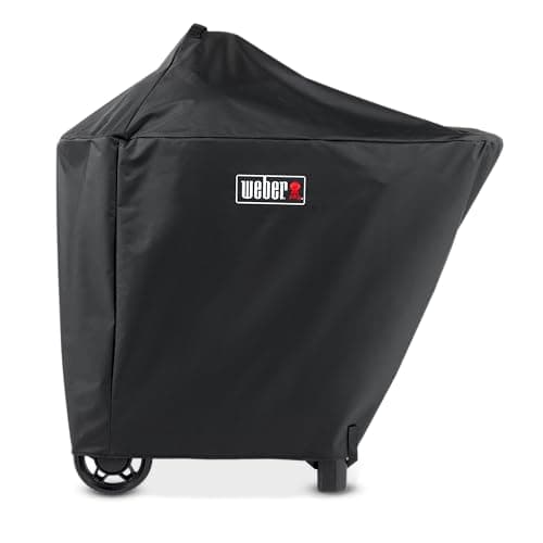 Image of Weber Premium Grill Cover for Performer 57 cm Grill – Breathable, UV and Water-Resistant, Wind and Weather Protection with Velcro Fastener – Black (3401397)