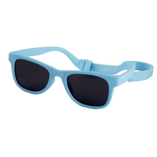 Image of Hopzab Polarized Sunglasses with Adjustable Strap, UV400 Protection, Flexible Frame, Comfortable & Safe Outdoor Sun Glasses(Blue)
