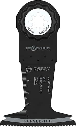 Image of Bosch 1x PRO Multi Material PAII 65 APB Multitool Blade (for Wood with Nails, Metal Sandwich, Width 65 mm, Professional Accessory Multitool)