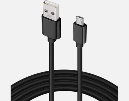 Image of LockMingle Micro USB Cable Fast Charging & Data Sync Compatible with SONY DualShock 4 (PS4 controller), PS4 Headset, PlayStation Controllers (older versions), VR Processor Unit 1M Black