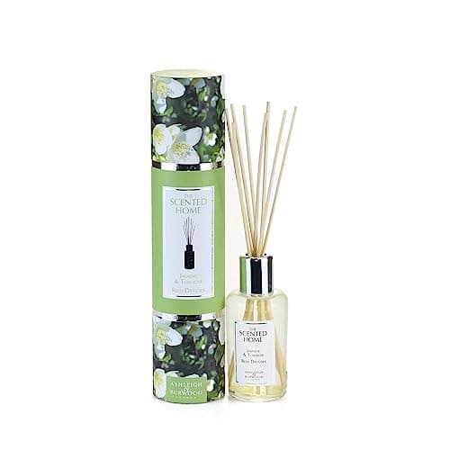 Image of Ashleigh & Burwood Reed Diffuser Air Freshener for Home | Jasmine & Tuberose Fragrance Oil Diffuser | Lasts up to 3 Months | 150ml