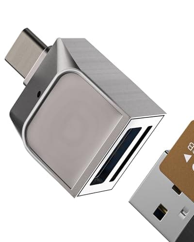 Image of USB C OTG Micro SD Card Reader Adapter 2-in-1 USB 3.0 Port TF Memory Stick for iPhone16 15 for iPad Pro Android Camera Compatible for Samsung Device Storage Laptop for iPad Multi-Port Type C Converter